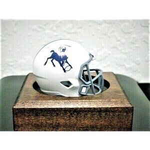 NFL Baltimore Colts Throwback Custom Helmet Pocket Pro Red Retro Unitas Riddell